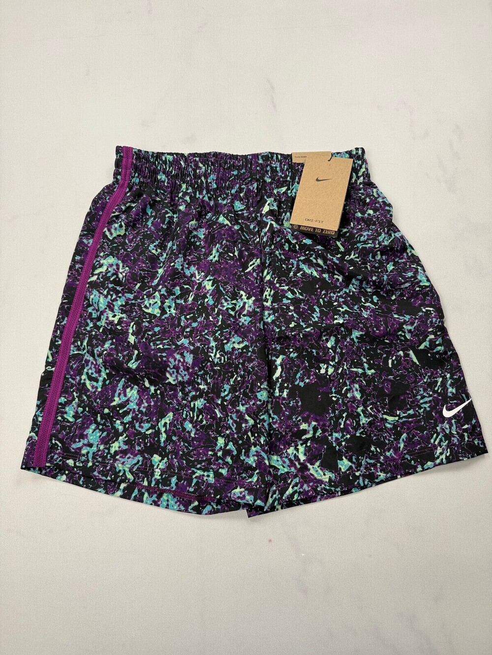 Nike Dri-FIT Athletic Shorts Purple Modern Sporty - Girls M NWT
